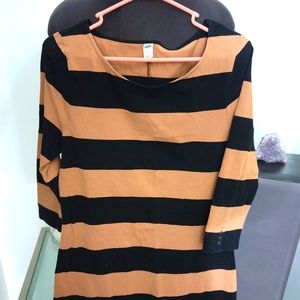 Old Navy Stripe Mini Dress..Size L